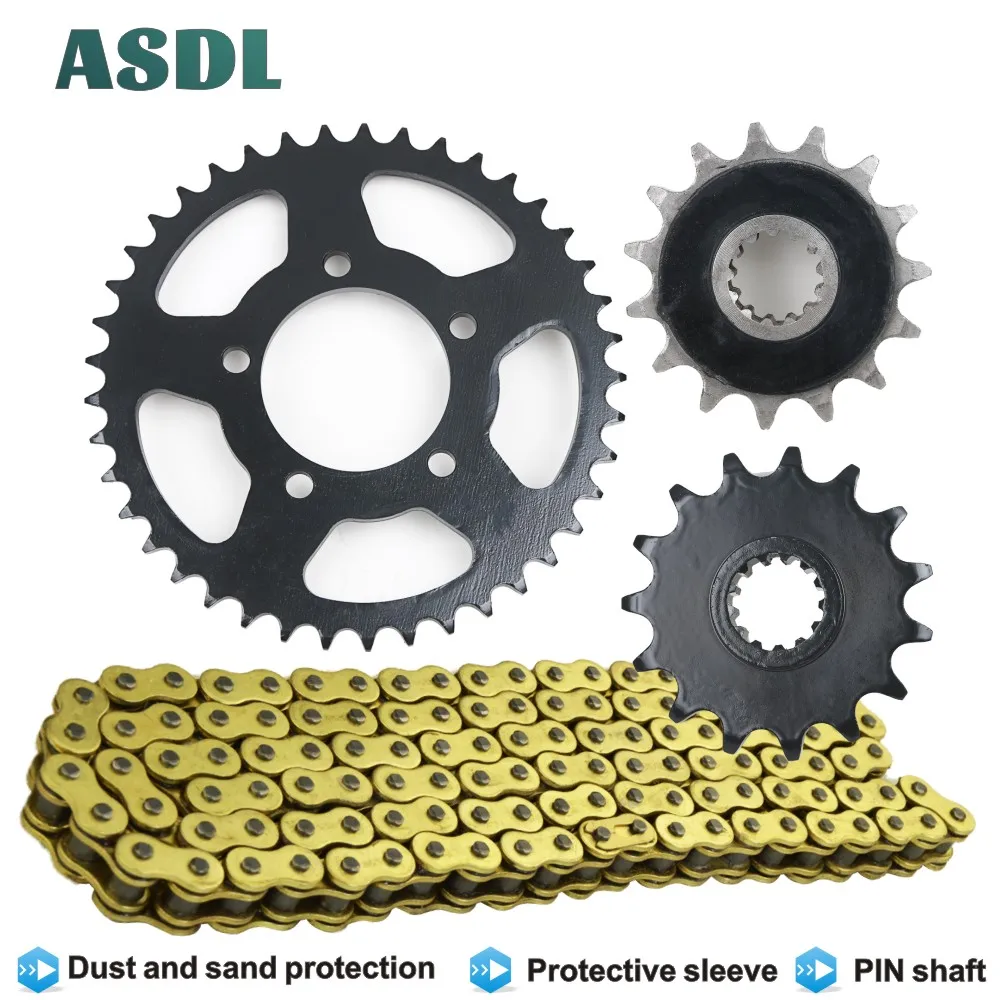 

525 15T 41T Motorcycle Motor Best Drive Chain and front rear sprocket set for HONDA CBR400 RRHNC23 CBR 400 1987 15 41 Teeth