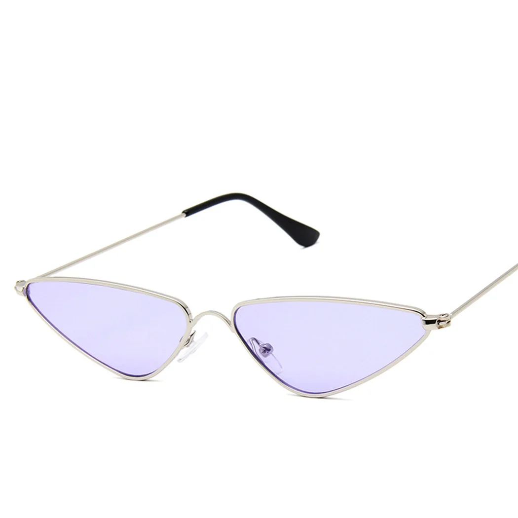 Женские маленькие солнцезащитные очки "кошачий глаз", Ретро стиль, крутые, сексуальные, треугольные, солнцезащитные очки, женская мода, океанская пленка, кошачьи глаза, солнцезащитные очки, UV400