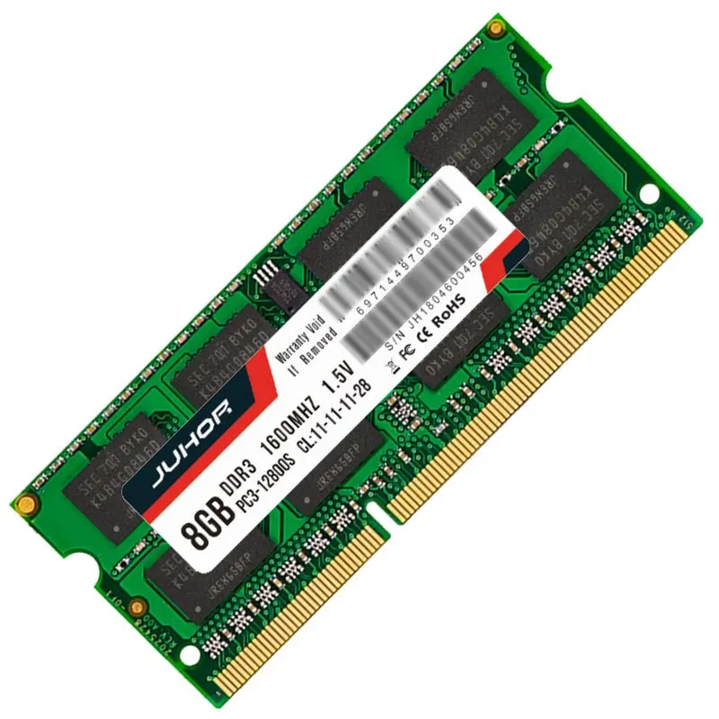 Оперативная память Juhor Ddr3 8G1. 5V 204 Pin для ноутбука