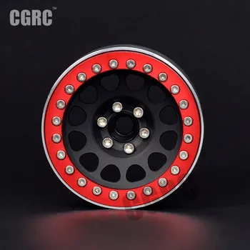 

4Pcs 2.2inch Metal Wheel Rim Beadlock For 1/10 RC Crawler Car TRX4 Defender Bronco RC4WD D90 Axial Scx10 90046 CCO1 TF2