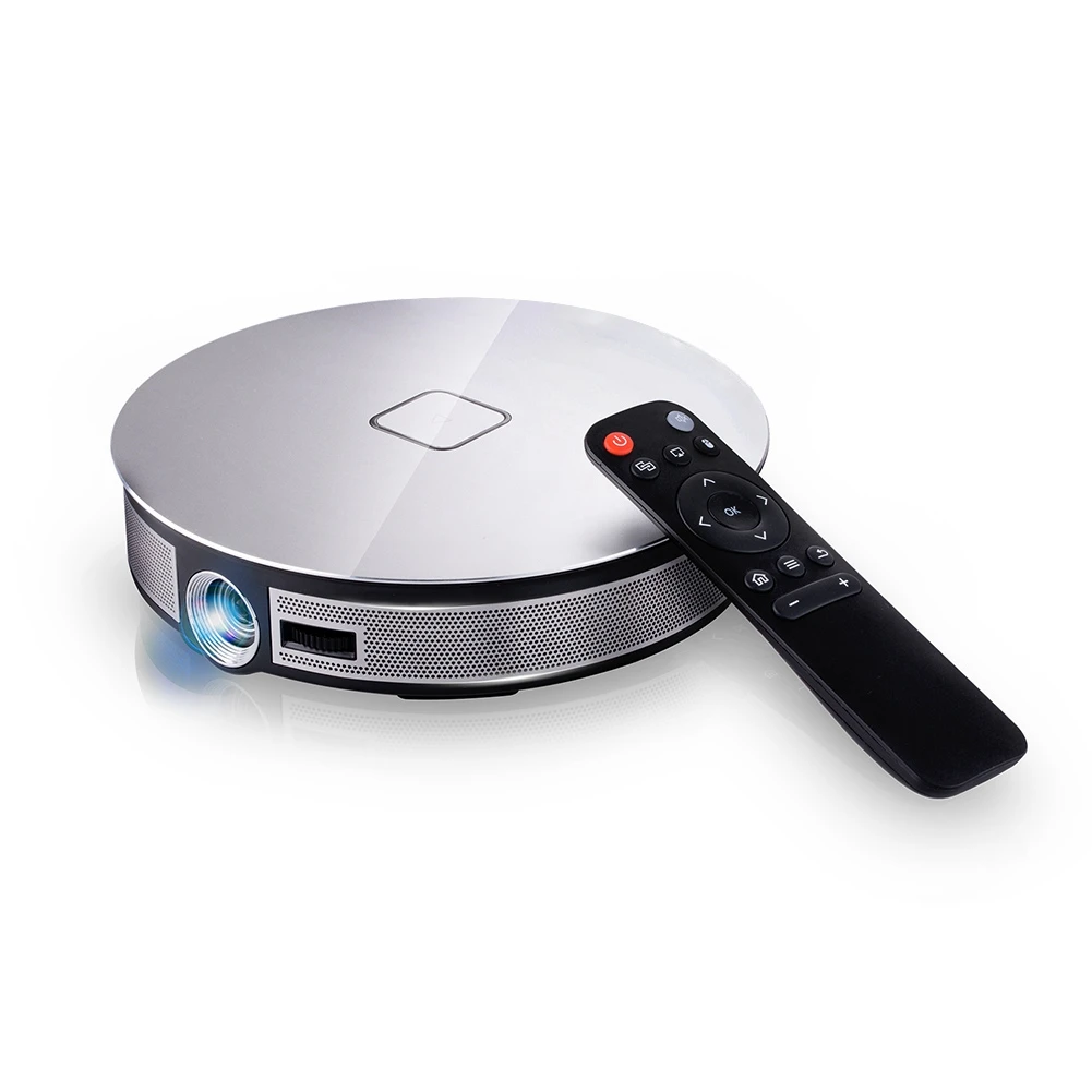 

Home Theater system Projector 4K Android 6.0 WIFI LED Mini Projector(110-240V EU plug)