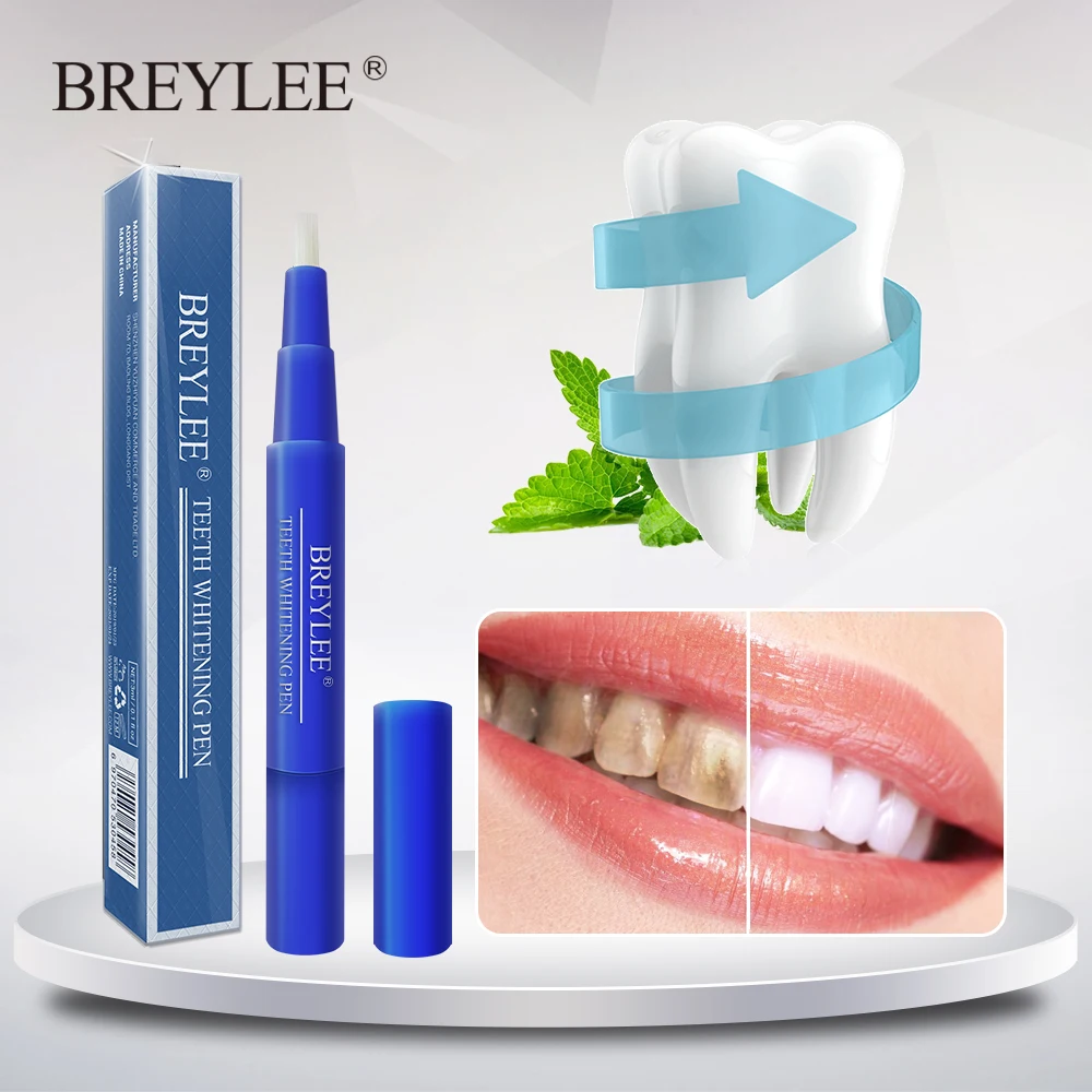 

Breylee Teeth Whitening Pen Brush Oral Hygiene Essence Dentistry Cleaning Tooth Care Removes Plaque Stains Serum Dental Tools