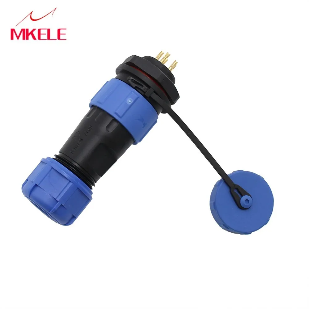 SP17backnut Waterdichte Connector 5Pin IP68 Male Plug & Vrouwelijke Socket Kabel Luchtvaart Connectoren