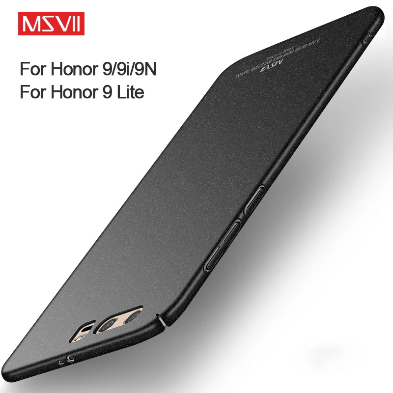 MSVII матовый чехол для huawei Honor 9 Lite 9i 9N ультра-тонкий классический задняя крышка