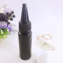 100 мл наконечник пластиковая бутылка черная Pe пластиковая бутылка для путешествий удобная и безопасная для переноски бутылка для хранения 10 шт