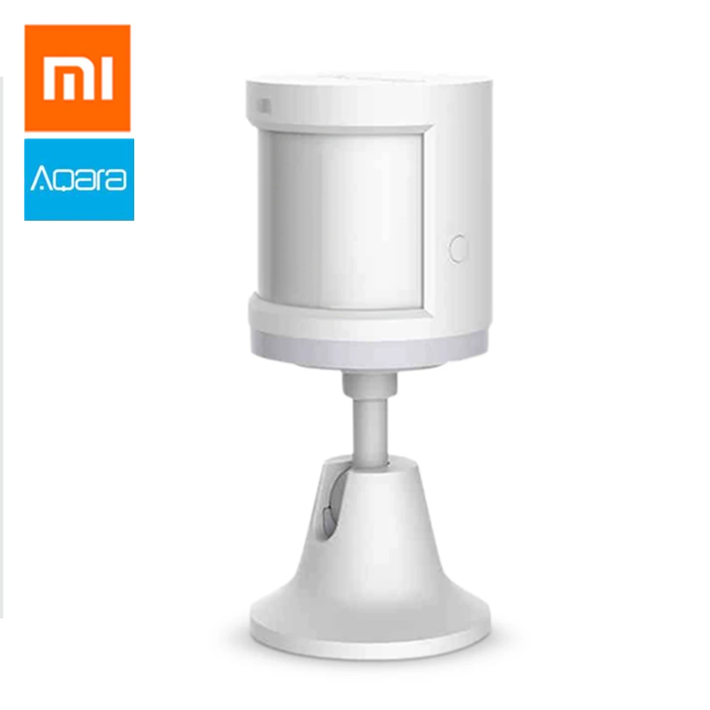 

100% Xiaomi Aqara Human Body Sensor ZigBee Movement Motion Security Wireless Connection Light Intensity Gateway 2 Mi home APP s