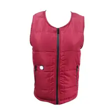 Термостатический Электрический нагревательный жилет электрическая одежда зарядка теплый корпус одежда с электроподогревом сохраняющий тепло Спортивная майка для бега