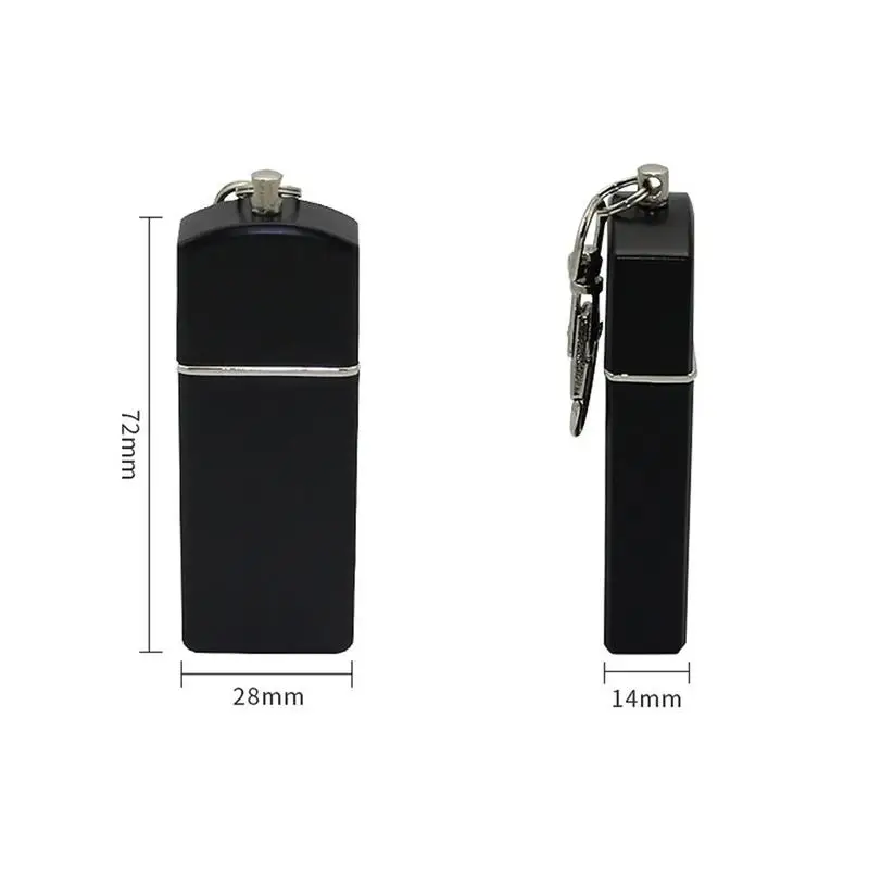 Metal Keyring Storage Box Ash Organizer Smoking Accessories Mini Portable Pocket Cigarette Ashtray Ash Holder Key Chain