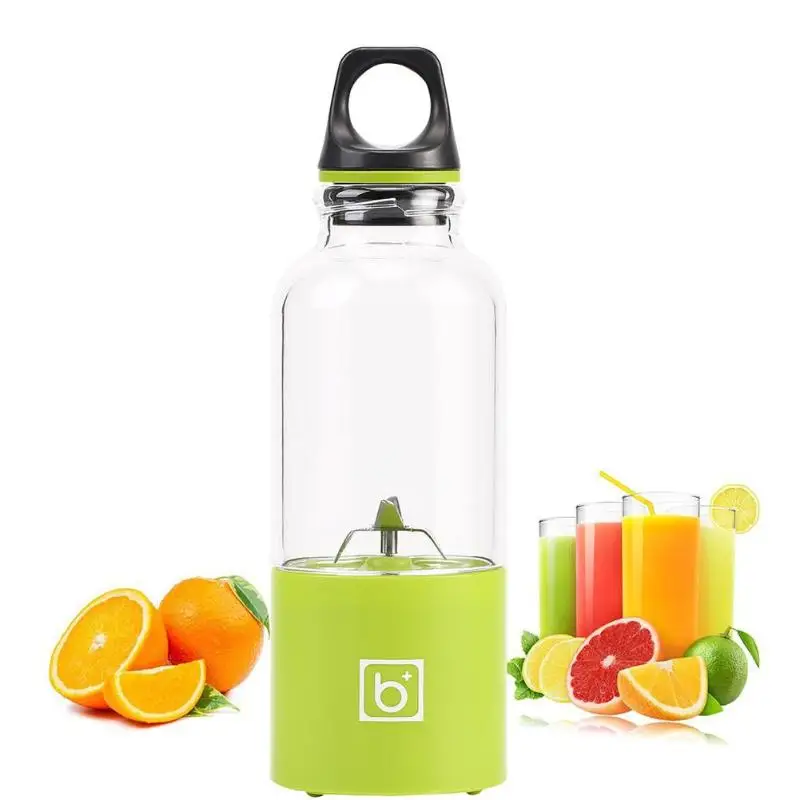 

500ml USB Rechargeable Portable Mini Electric Juicer Cup Juicer Blender Maker Shaker Squeezer Lemon Fruit Orange Juice Extractor