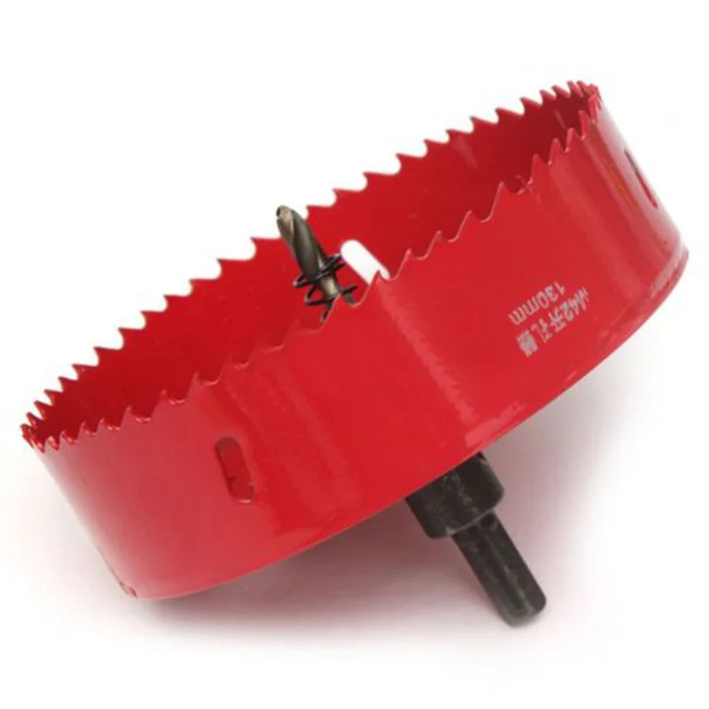

Hot 100-200mm Metal HSS Hole Saw Cutter Drill Bit For Aluminum Iron Pipe Wood B1