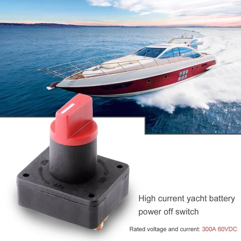 Car Master Battery Disconnect Rotary Cut Off Power Kill Switch Master