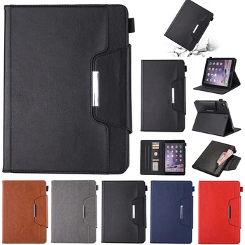 

Business Flip High quality Leather Case For Apple iPad 9.7 2017 Smart Stand Holder Case For iPad A1822 A1823 With Wake Up Sleep
