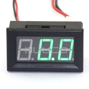 

5 PCS/LOT Tester DC 0~50A Current Meter Green Led Display Ammeter DC 12V 24V Ampere meter/Panel Meter