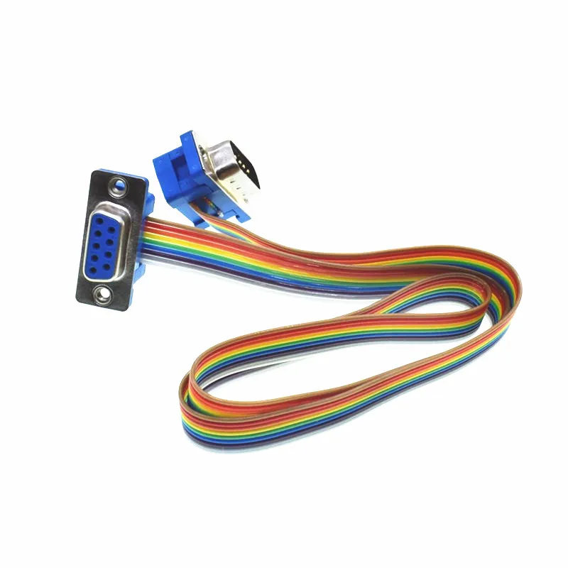 DB9 Ribbon Cable DB9 Male Female DB9 Connector Female To Male Cable