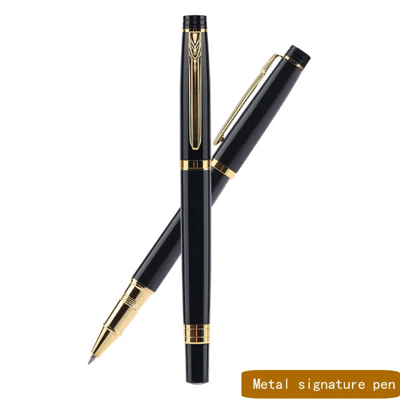 Metal Signature Pen Insert Business Atmosphere Simple Classic Ball Writing Smooth metal |