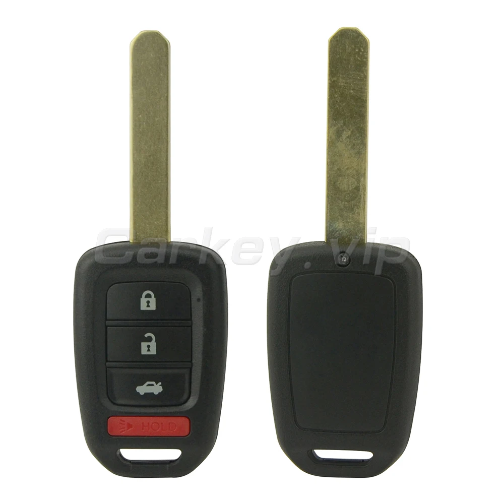 Remotekey 2 шт. 4 кнопки HON66 лезвие MLBHLIK6-1T для Honda CRV Civic Accord пульт дистанционного управления головкой ключа автомобиля