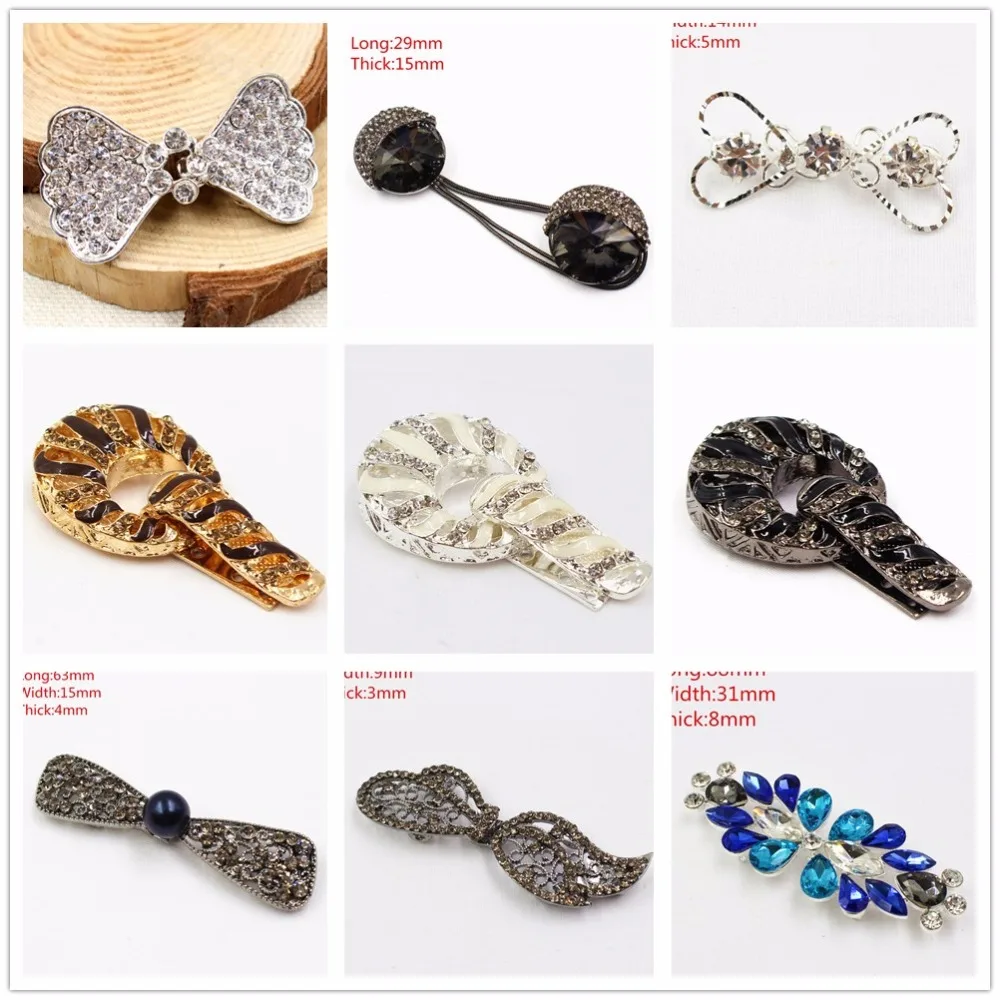 

1551017,1 pcs,42mm*12mm / 47mm*19mm*16mm coat buttons. rhinestone buttons. platypus glass with a diamond buckle.