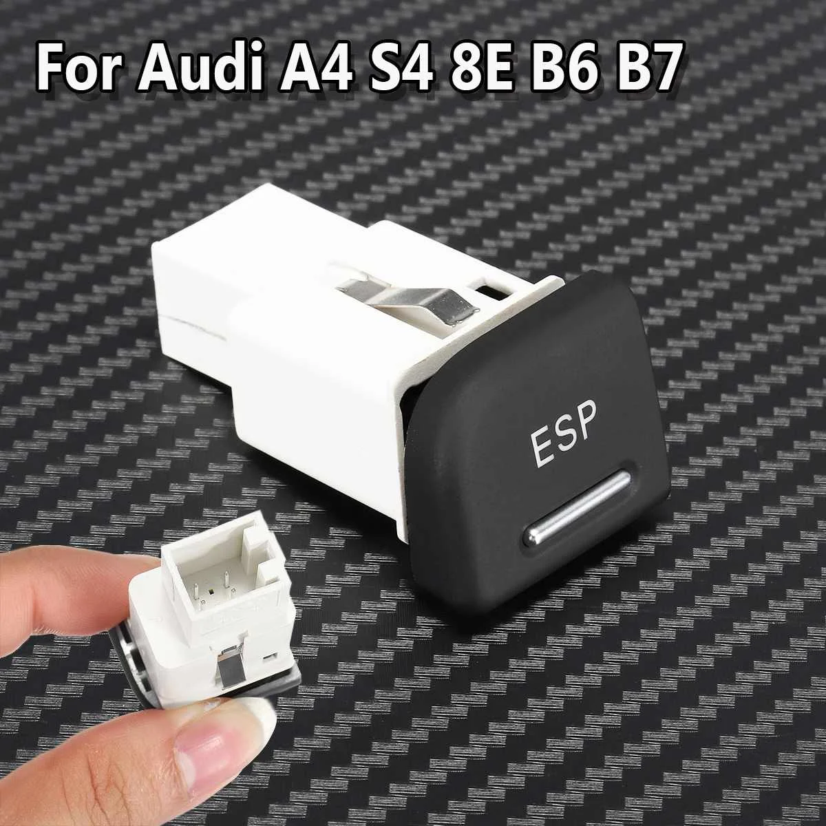 

Car Electronic Stability Program Black Switch Button OE For A u d i A4 S4 8E B6 B7 Interior Parts