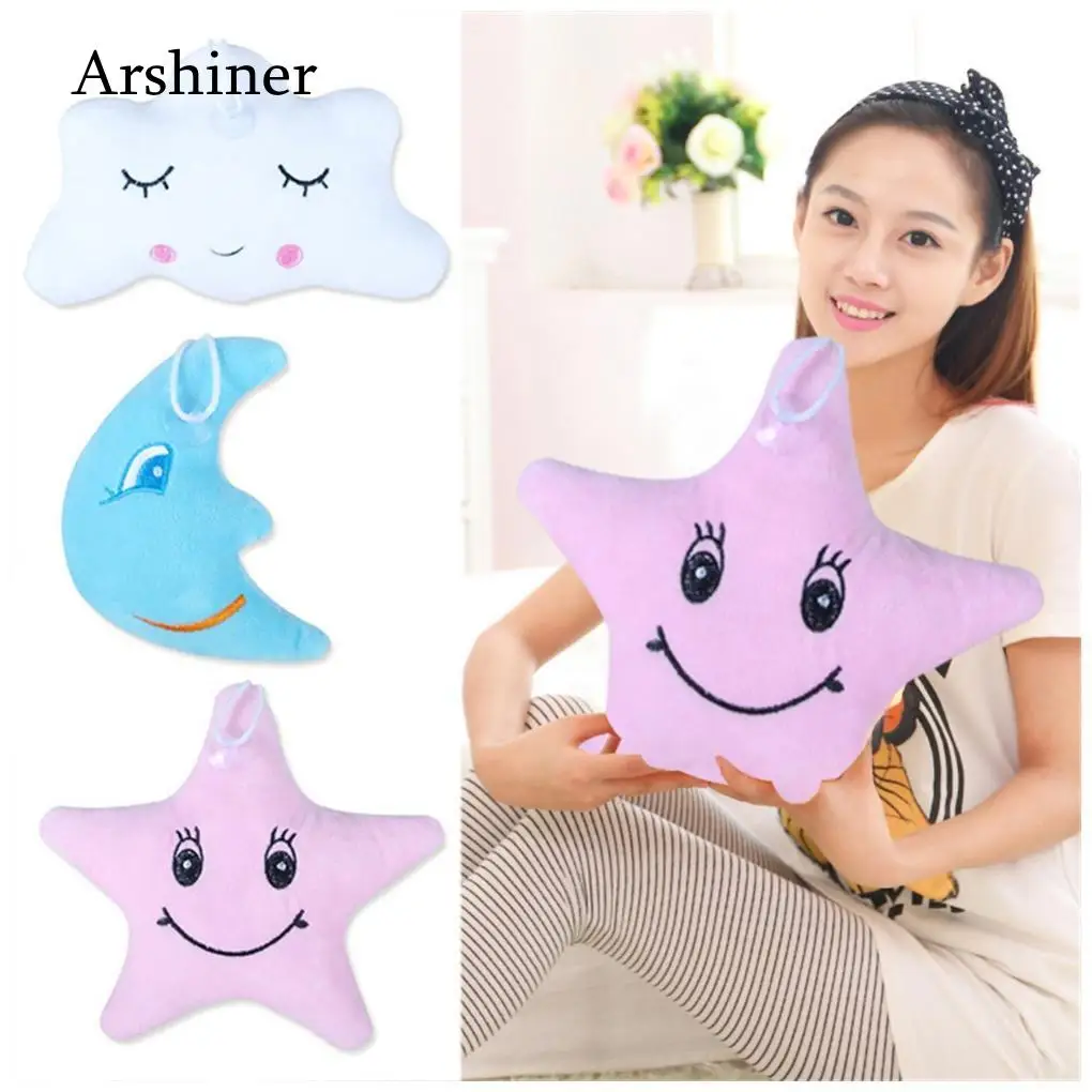 

Baby Pillow moon star clouds baby pillow plush baby room decor bedding crib decoration infantil doll cat Pillow cushion