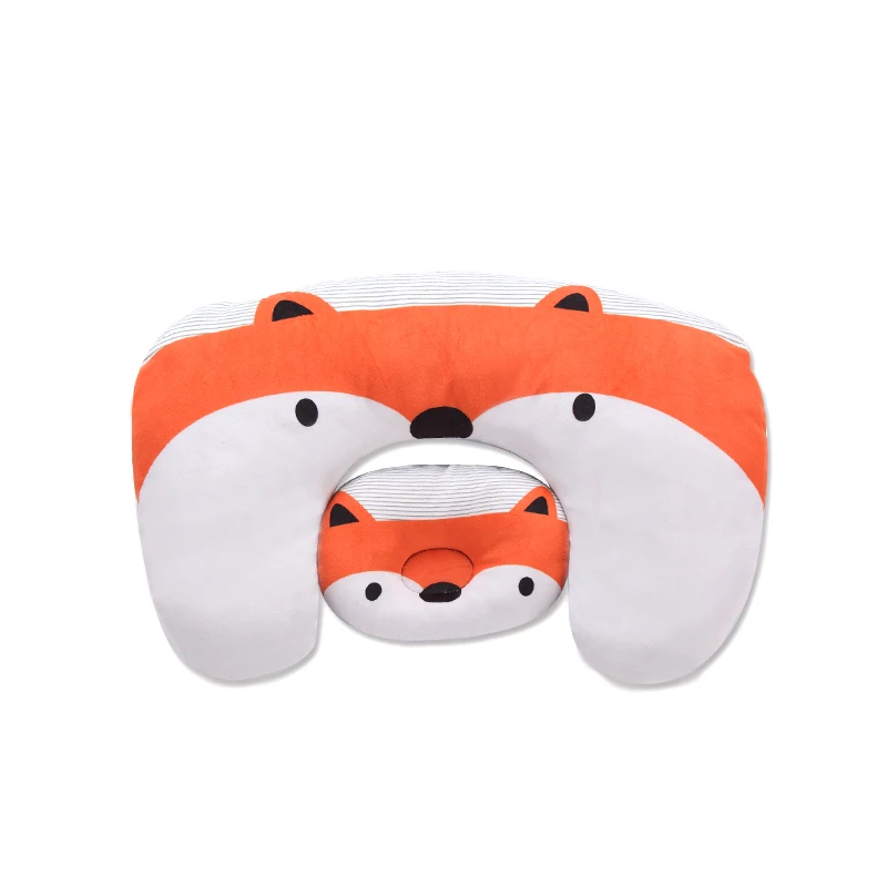 

2pcs Breast Feeding Pillow Pregnancy Newborn Baby Soft Support Cushion Cute Animals Print Baby Pillows 0-1T