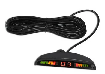 

a set 4 Sensors 12V 8 colors Car LED Parking Sensor Kit Display Reverse Assistance Backup Radar Monitor new arrival