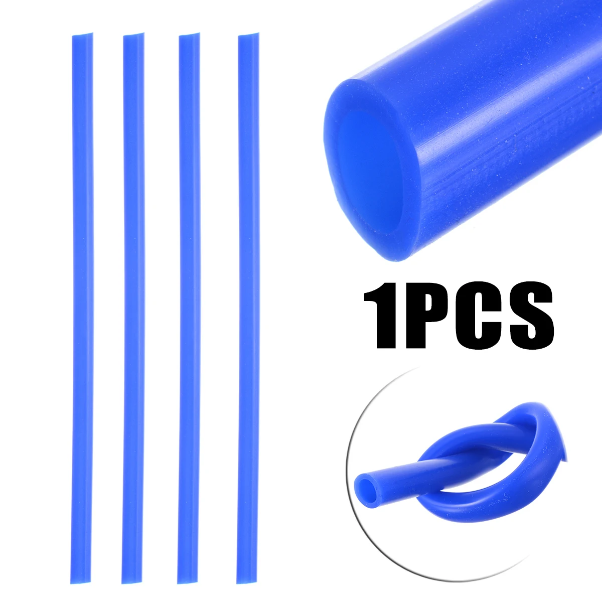 

High Quality New 8mm 1/4" Full Silicone Vacuum Tube Hose Fuel Vacuum Hose/Line/Pipe/Tube 0.3 Meter Blue Universal