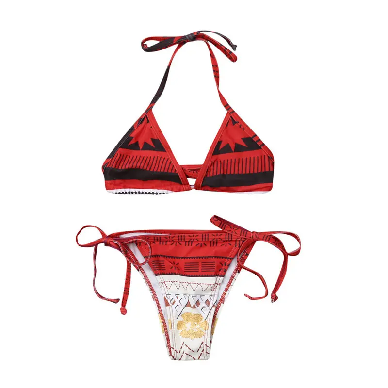 

2019 Family Matching Swimwear Mother Daughter Swimsuit Women Push Up Bikini Girls Kids Bathing Suit Swimming Beachwear