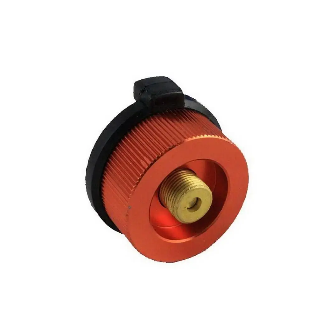 

Outdoor camping stove split burner head Portable Adapter Tank Converter Burners Gas Stove Camping Gas Black Orange Outdoor