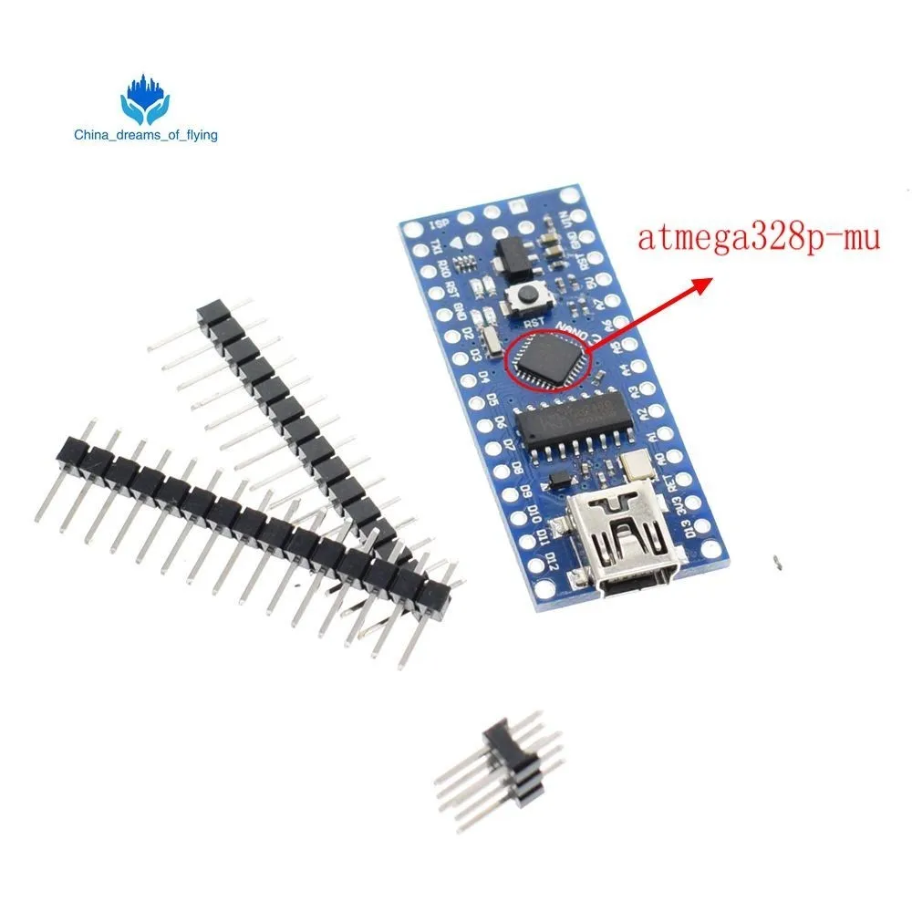 Мини USB с контроллером загрузчика Nano 3 0 совместимым arduino CH340 драйвер 16 МГц NANO V3.0