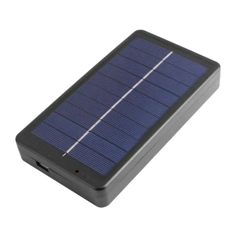 2W Solar Battery Panel Charger with Base for 1 2 Section 18650 Battery Rechargeable Charging Mobile Phone USB Lights Charger 