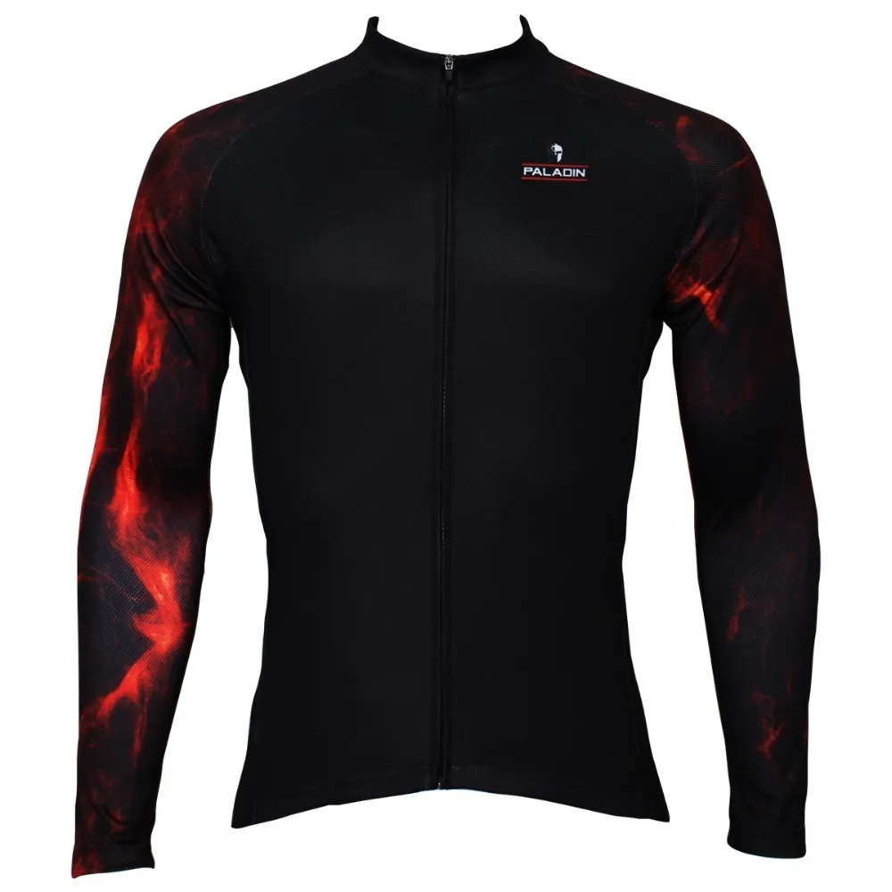 ILPALADINO Autumn Winter Jerseys Men Long Sleeve Bicycle Jersey Mountain Bike Clothing Fleece keep warm Cycling | Спорт и