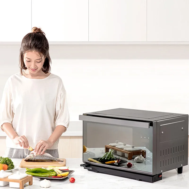 

2100W 28L Home Breakfast Machine Coffee Maker Frying Pan Bread Toaster Electric oven Bread baking machine Steaming Machine