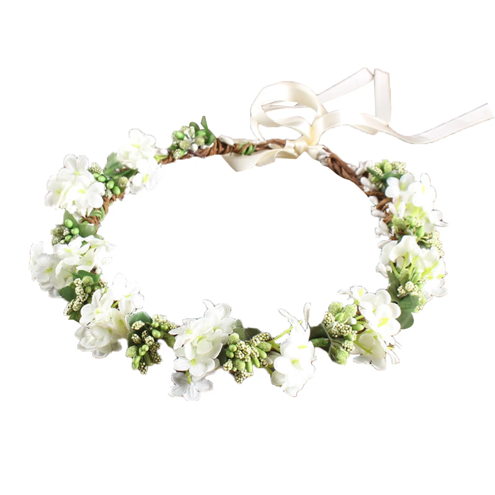 

Wedding Bridal Headwear Head Wreath Women Flower Headband Bridesmaid Bridal Flowers Girls Hair Accessories