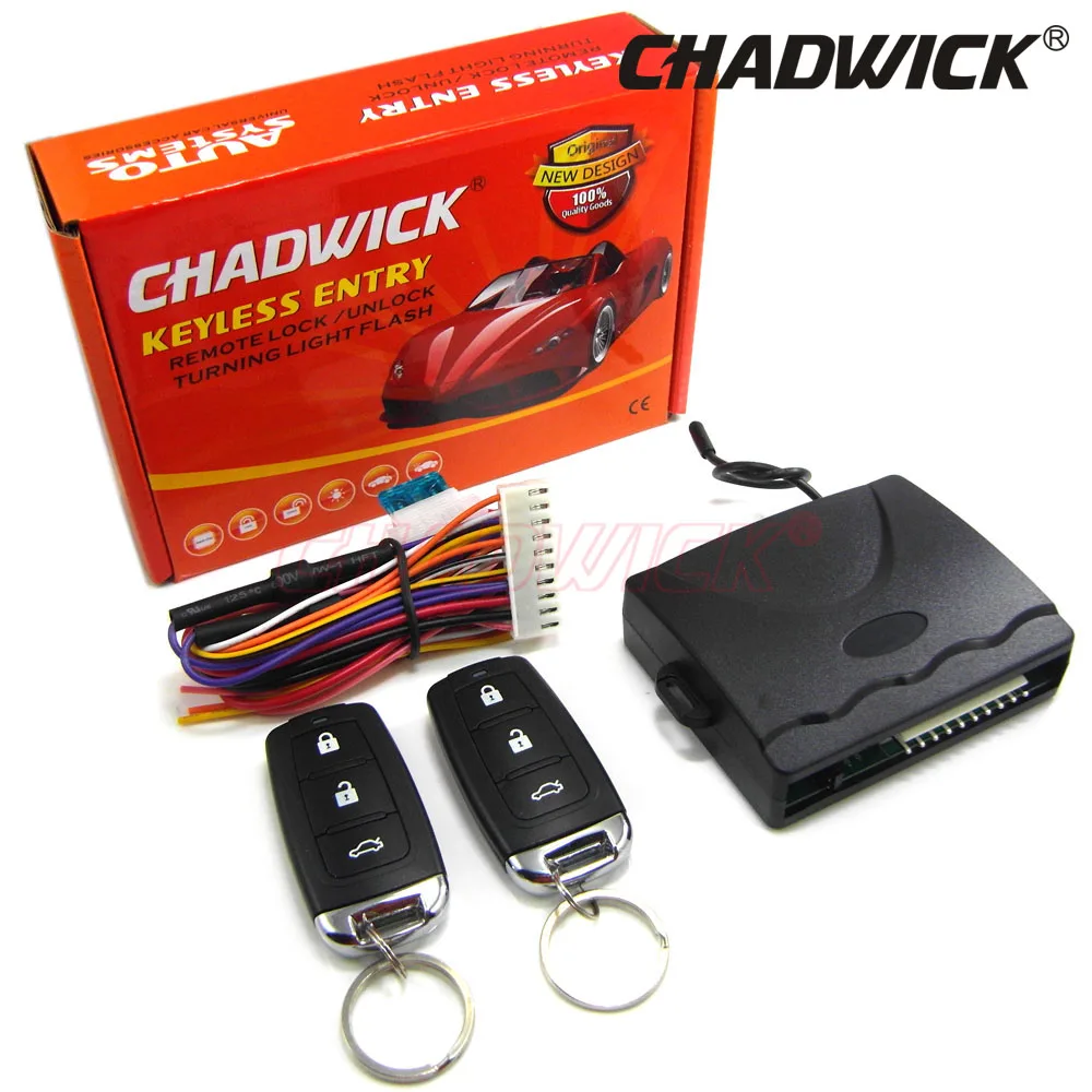 

433MHz 12V Car Auto Alarm Remote Central Door Locking unlocking Vehicle Keyless Entry System Kit auto Security CHADWICK 608 8238