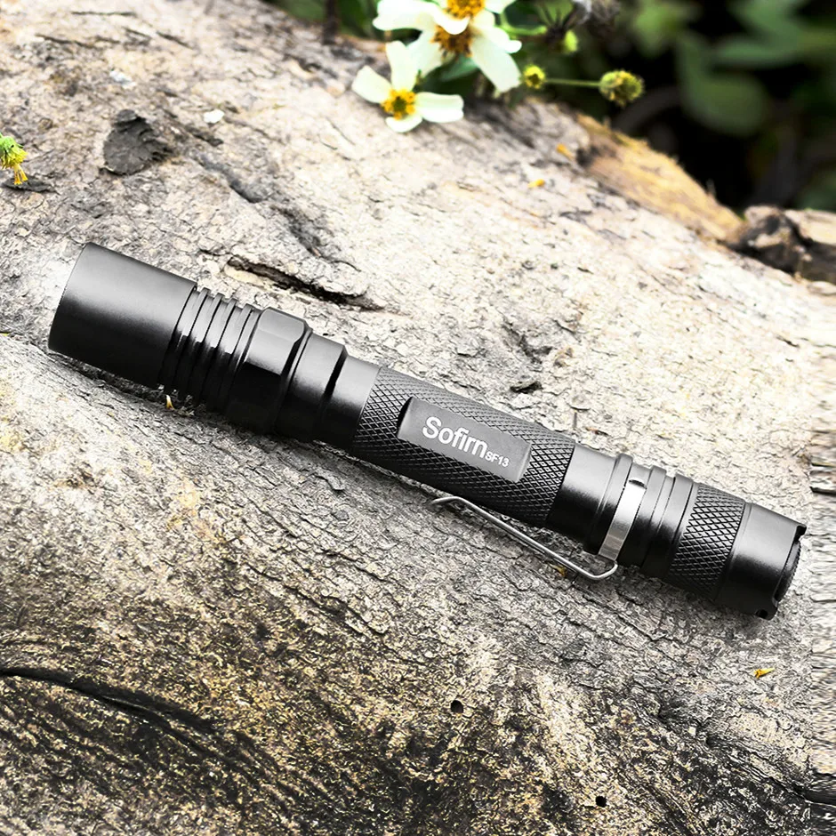 Sofirn Sf13 Портативный светодиодный фонарик Cree Xpg2 320lm факел свет на батарейке AA мини