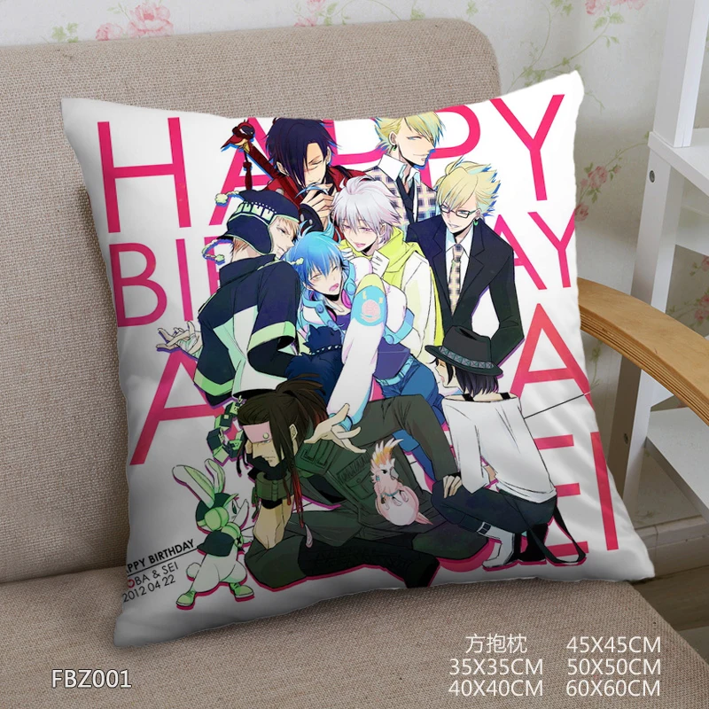 

Japanese Anime DRAMAtical Murder Home Textile Two Sided Square Pillow Case Dakimakura Pillowcase Body Pillow Cover