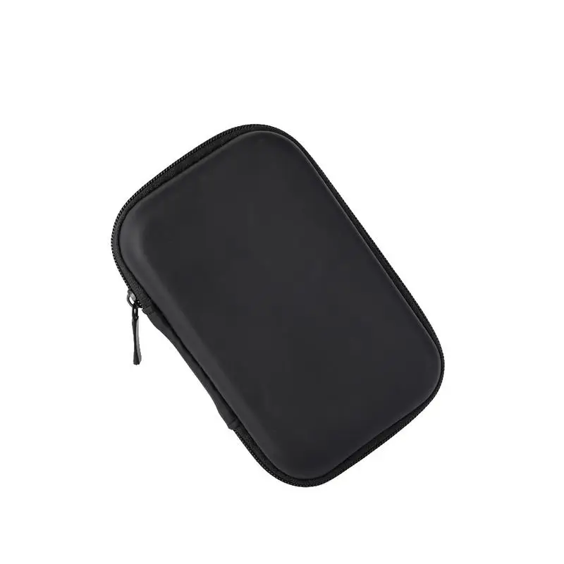 

Portable PU Bluetooth Headset Storage Bag Mobile Phone Data Cable Charging Cable Storage Box Headset Bag Convenient To Carry