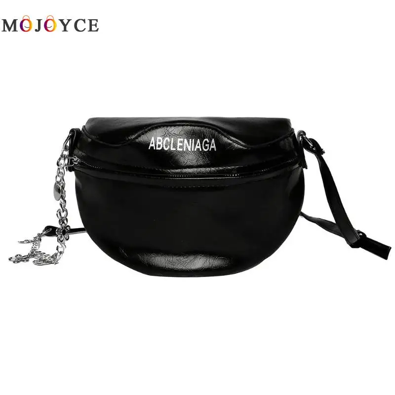 أزياء المرأة بو الجلود سلسلة الخصر حزمة حبال الكتف Crossbody السيدات حزمة مراوح مراهق حقيبة بحزام