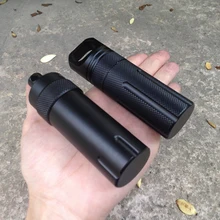 Прочная металлическая уличная Водонепроницаемая коробка, держатель для лекарств, аварийный инструмент для первой помощи, безопасная бутылка, аптечка для кемпинга