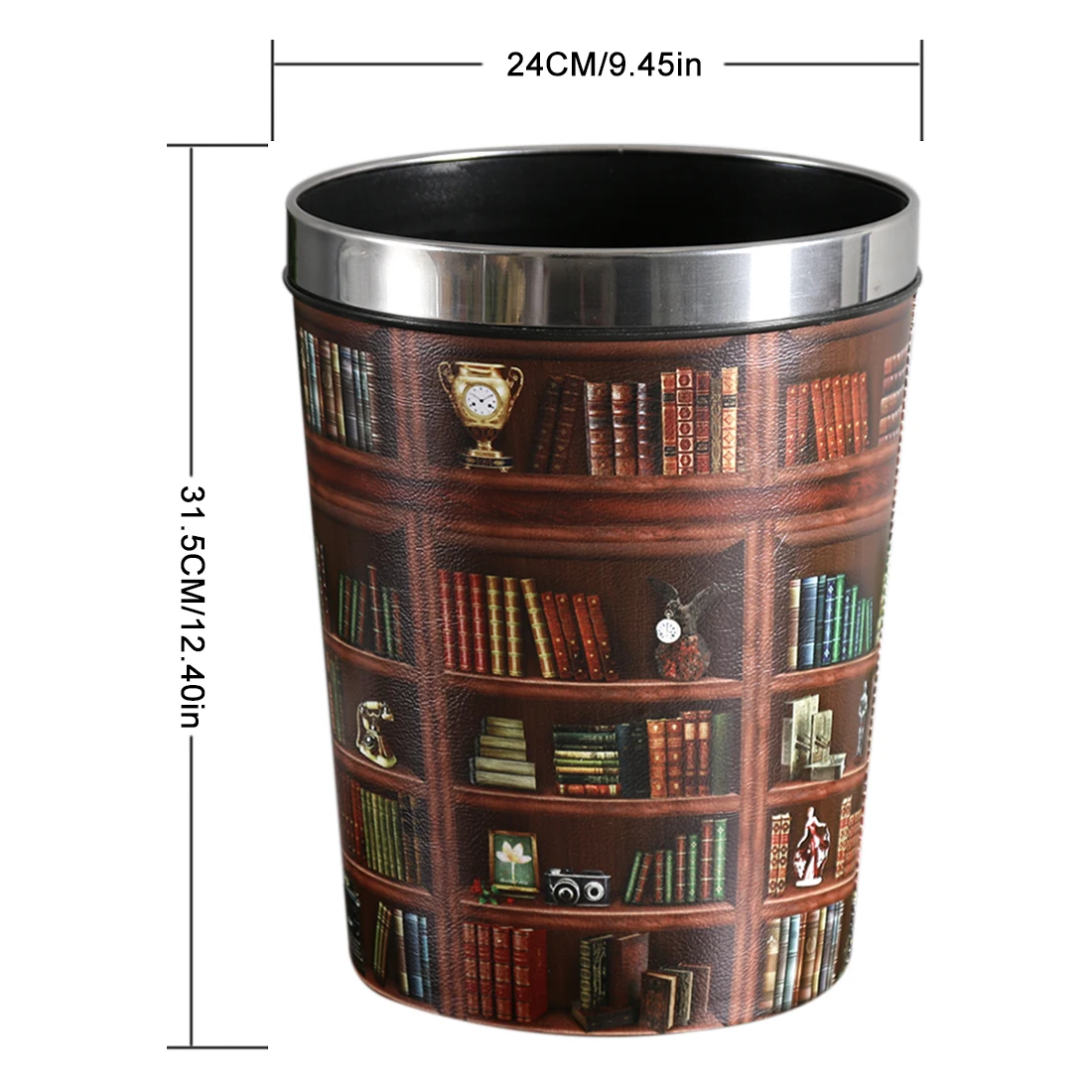 Generic 12L Height 31.5CM Waterproof Garbage Can Trash Bin Dustbin