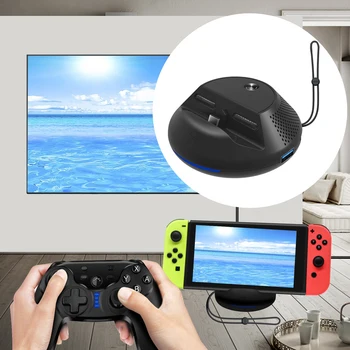 

Bevigac Portable Charging Dock Station Cooling Stand with TV Mode USB HDML Port for Nintendo Nintend Switch Console Game