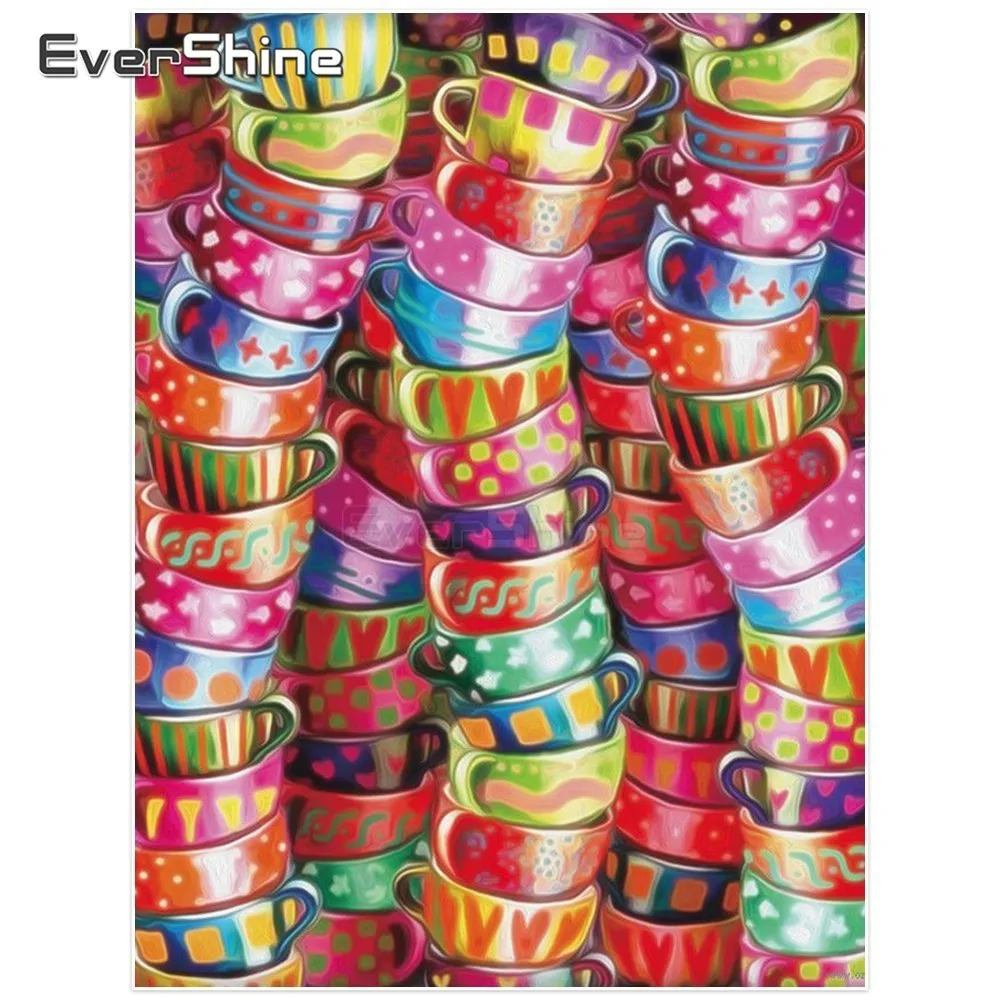 

EverShine Diamond Painting Full Round/square Diamond Embroidery Glass Pictures Of Rhinestones Mosaic Cross Stitch Home Decor
