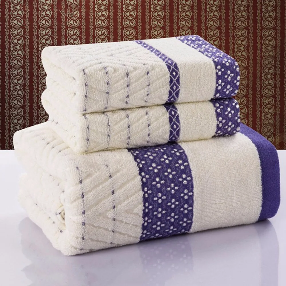 Billig Beliebte Verkauf Bad Handtuch Sets Erwachsene Saugfähigen Hohe Mikrofaser Handtuch für Baumwolle Bad Handtuch Stoff 3 Color35