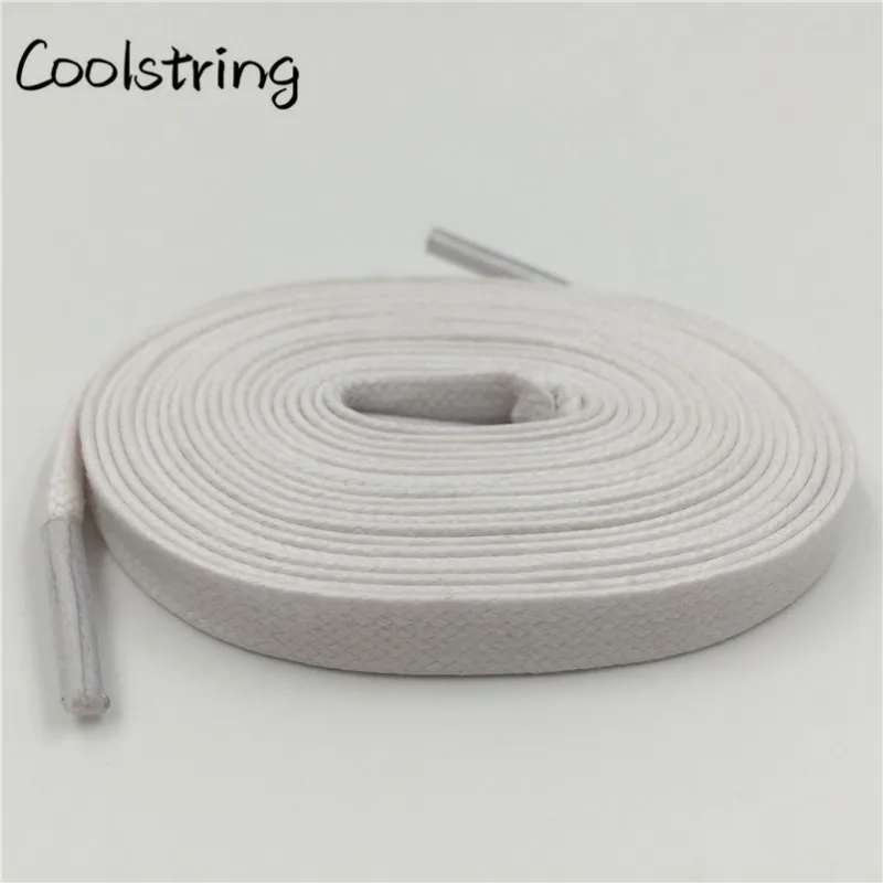 Coolstring Waxed Cotton Flat Shoe Laces Leather Waterproof Mens Martin Boots Shoelace Casual Dress Coloured Shoestring Unisex