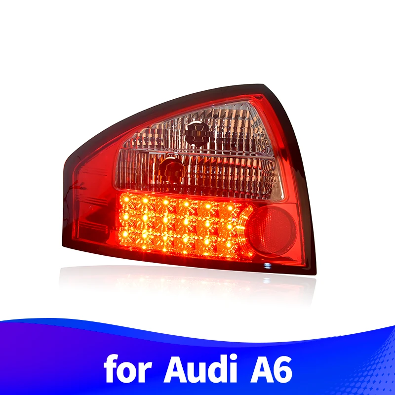 

Taillight Assembly for Audi A6 2001 2002 2003 2004 LED brake light halogen turn signal LED taillight
