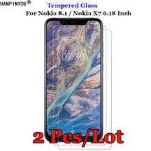 2 pçs/lote para nokia 8.1 ta-1131 6.18