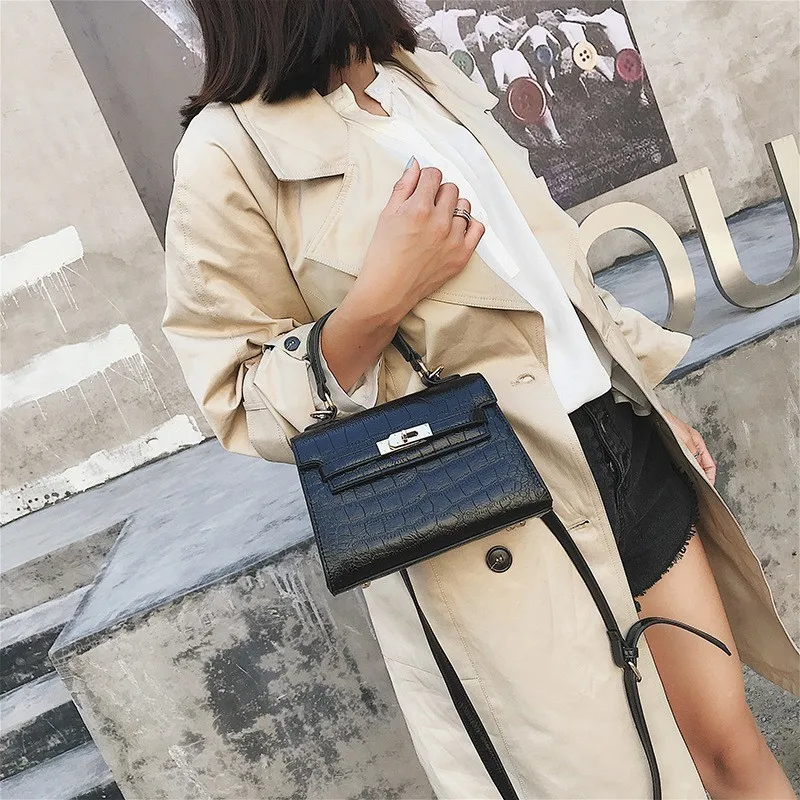 

2019 New Small Alligator Leather Luxury Handbags Crossbody Bags For Women Designer Girl Messenger Girls Shoulder Hand Bag