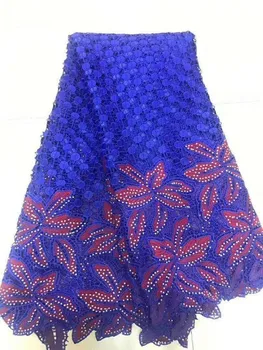 

African Cord Laces For Nigerian Party 2019 Latest Guipure Lace With Stones High Quality Water Soluble Lace For Women 5yard/lo