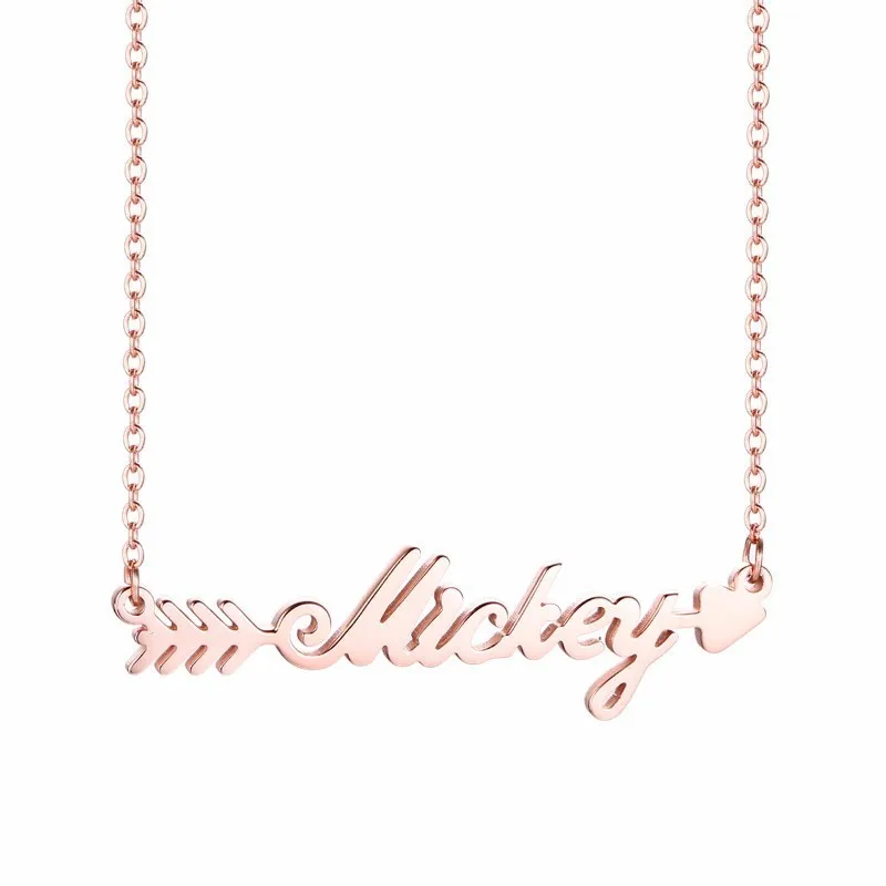 

Custom Name Necklace Any Name Pendant For Women Men Personalized Jewelry Stainless Steel
