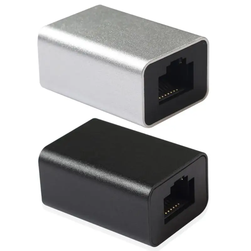 

Aluminum CAT6 Gigabit RJ45 8P8C Coupler Female to Female Network InLine Adapter for network extension transfer of laptop router